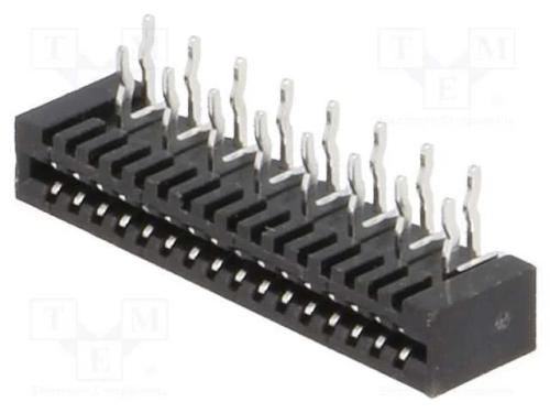 Conector: FFC/FPC, angulares 90, PIN: 16, Non-ZIF.