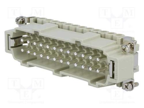 Conector: HDC, macho, CNE, PIN: 24, 24+PE, tamanh.