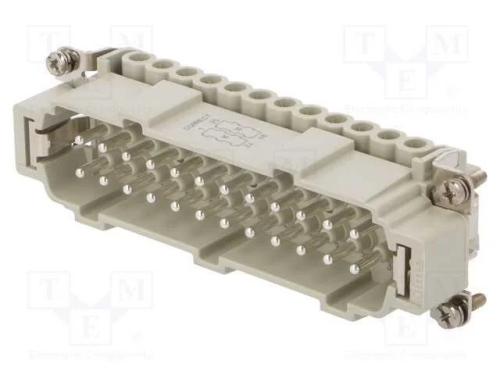 Conector: HDC, macho, CNE, PIN: 24, 24+PE, tamanh.