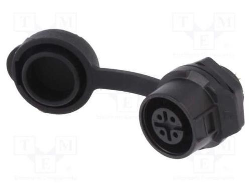 Conector: Redondos, Tomada, Tamanho 12, 02, Fêmea, Pin: 4, Ao Trinco