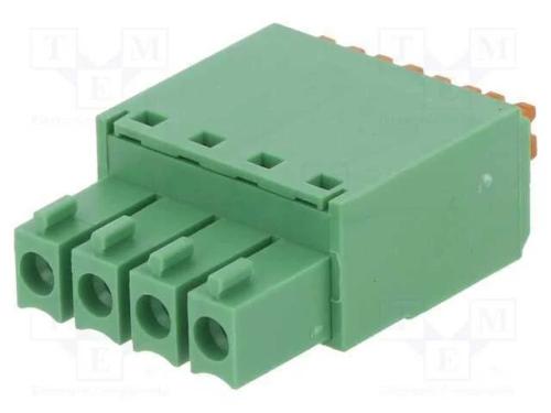 Bloco terminal separável, 3,5mm, faixas: 4, simpl.