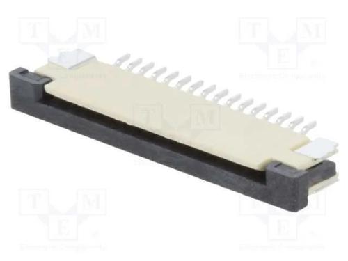 Conector: FFC/FPC, horizontais, PIN: 16, ZIF, SMT.