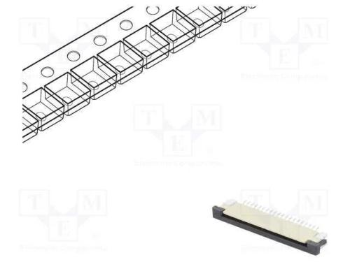Conector: FFC/FPC, horizontais, PIN: 20, ZIF, SMT.