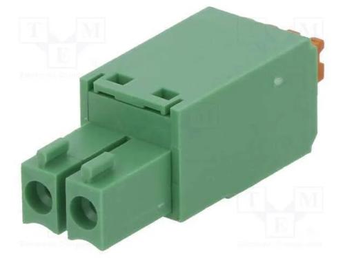 Bloco terminal separável, 3,5mm, faixas: 2, simpl.