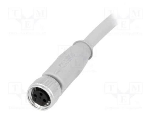 Conector: M8, Compr: 3m, fêmea, PIN: 3, simples, .