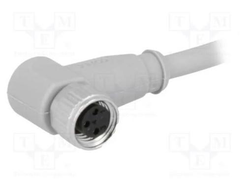 Conector: M8, 3m, Fêmea, Pin: 3, Angulares 90, com Cabo, Ficha, Ip67