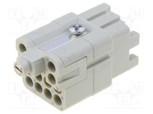 Conector: HDC, inserto de contatos, fêmea, CQ, PI.