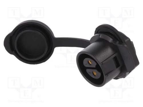 Conector: Redondos, Tomada, Tamanho 20, 02, Fêmea, Pin: 2, Ao Trinco