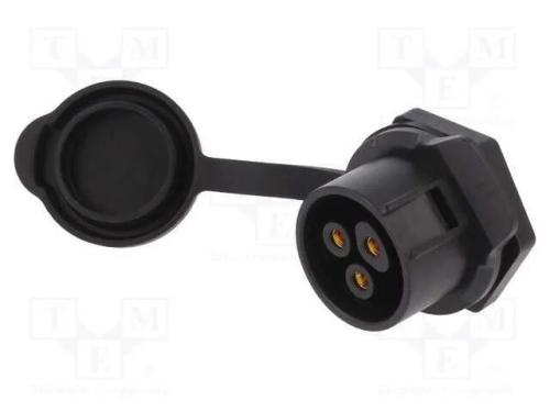 Conector: Redondos, Tomada, Tamanho 20, 02, Fêmea, Pin: 3, Ao Trinco