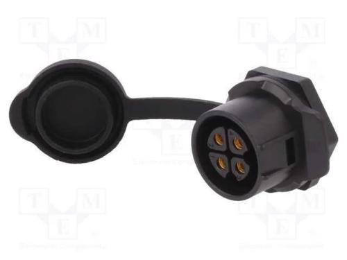 Conector: Redondos, Tomada, Tamanho 20, 02, Fêmea, Pin: 4, Ao Trinco