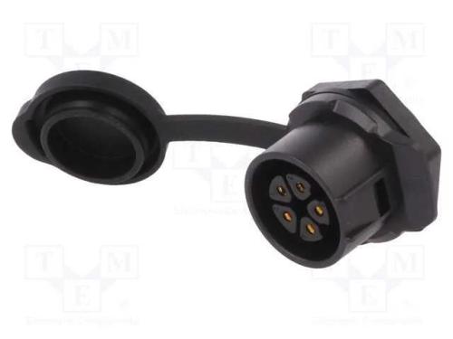 Conector: Redondos, Tomada, Tamanho 20, 02, Fêmea, Pin: 5, Ao Trinco