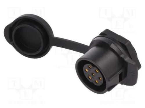 Conector: Redondos, Tomada, Tamanho 20, 02, Fêmea, Pin: 7, Ao Trinco