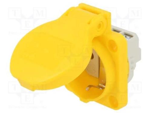 Conector: de alimentação, tomada, 2P+PE, 250VAC, .