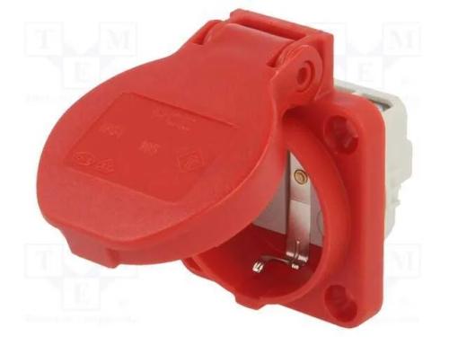 Conector: de alimentação, tomada, 2P+PE, 250VAC, .
