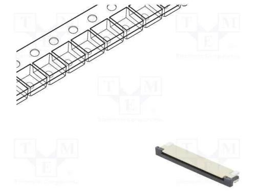 Conector: FFC/FPC, horizontais, PIN: 22, ZIF, SMT.