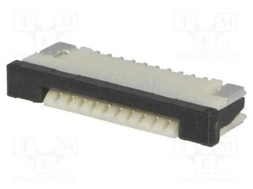 Conector: FFC/FPC, horizontais, PIN: 10, contacto.