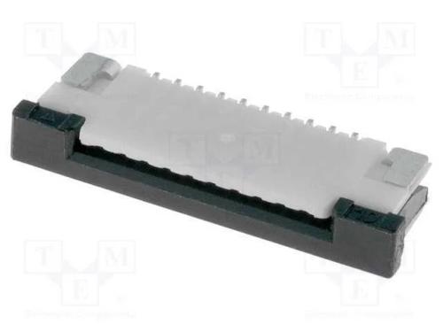 Conector: FFC/FPC, horizontais, PIN: 10, contacto.