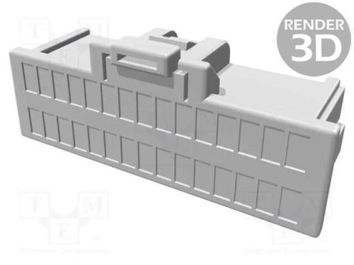 Ficha, fio-placa, f&ecirc;mea, Pico-Clasp, 1mm, PIN: 30.