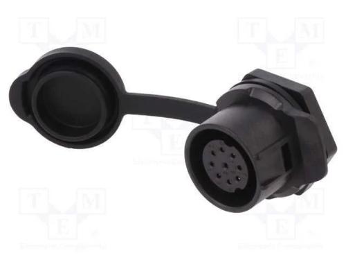 Conector: Redondos, Tomada, Tamanho 20, 02, Fêmea, Pin: 9, Ao Trinco