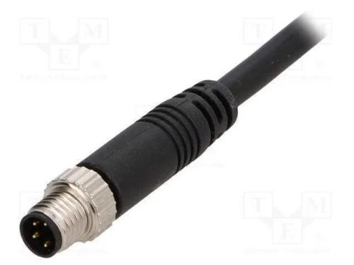 Conector: M8, 2m, macho, PIN: 4, simples, ficha, .