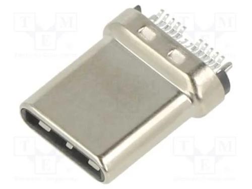 Conector: USB C, PIN: 24, SMT, horizontais, Cober.