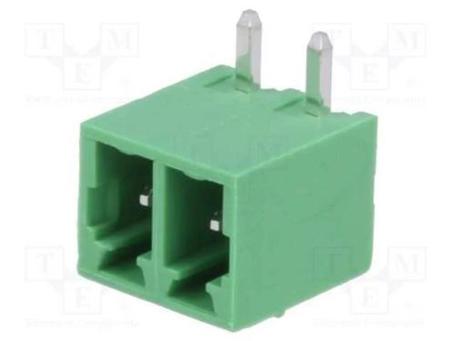 Bloco terminal separável, 3,81mm, faixas: 2, angu.