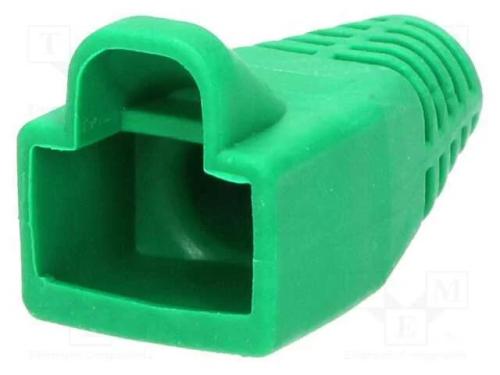 Revestimento de Pino Rj45, 6mm, Verde