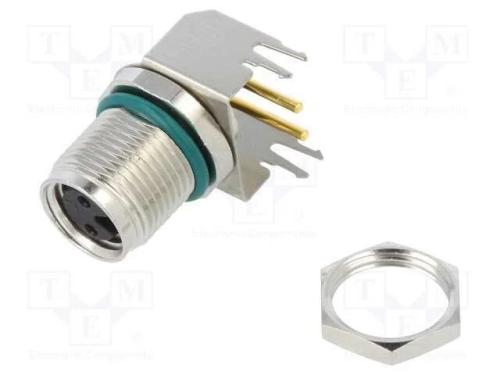 Conector: M8, fêmea, PIN: 2, angulares 90, para P.