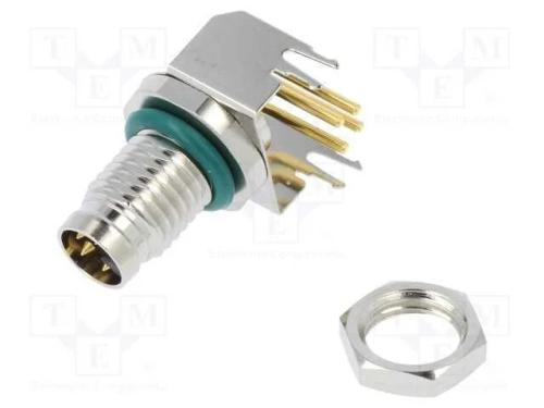 Conector: M8, macho, PIN: 4, angulares 90, para P.