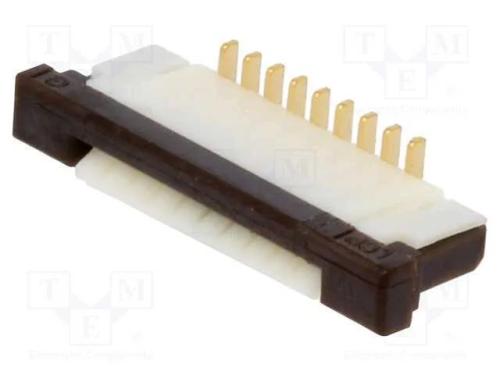 Conector: FFC/FPC, verticais, PIN: 9, ZIF, SMT, 1.