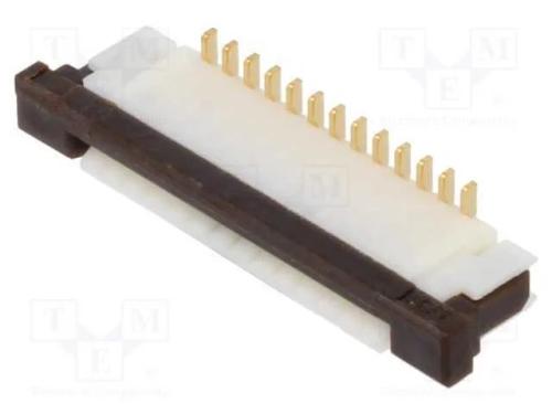 Conector: FFC/FPC, verticais, PIN: 13, ZIF, SMT, .