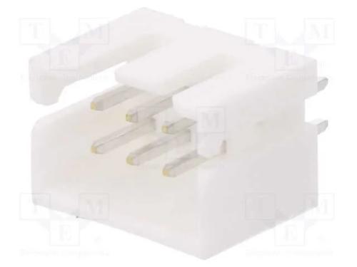 Fio-Fio/Placa, Tomada, Macho, Df1b, 2,5mm, Pin: 8, Tht, para Pcb