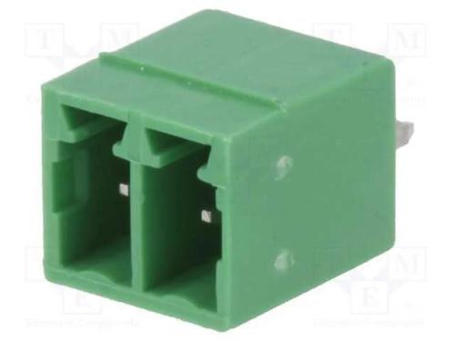 Bloco terminal separável, 3,5mm, faixas: 2, simpl.