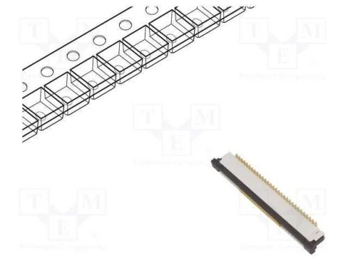Conector: FFC/FPC, verticais, PIN: 22, ZIF, SMT, .