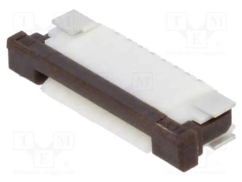 Conector: FFC/FPC, horizontais, PIN: 8, ZIF, SMT,.