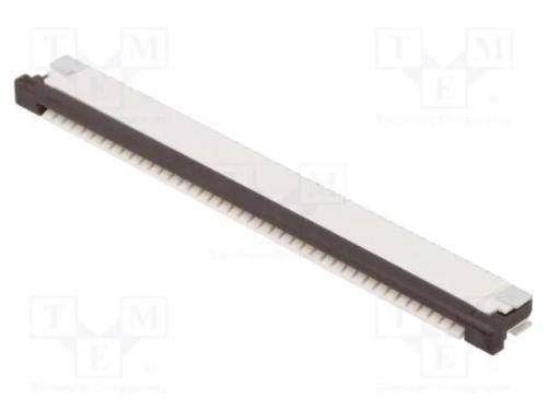 Conector: FFC/FPC, horizontais, PIN: 40, ZIF, SMT.