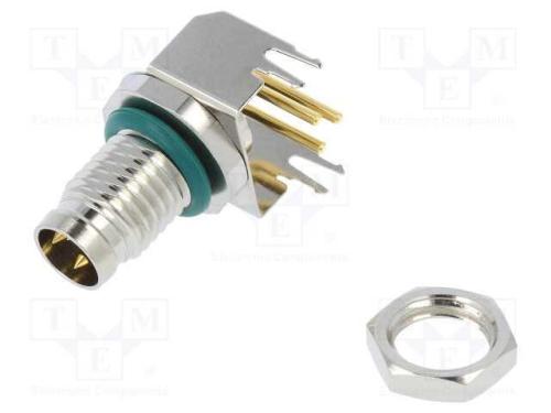 Conector: M8, macho, PIN: 3, angulares 90, tomada.