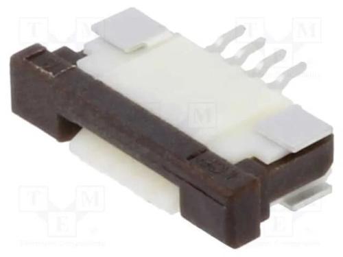 Conector: FFC/FPC, horizontais, PIN: 4, ZIF, SMT,.