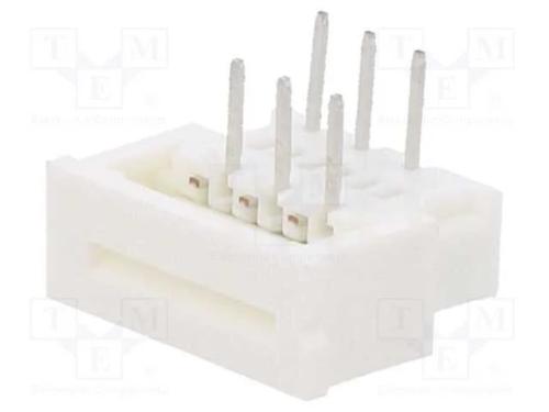 Conector: FFC/FPC, angulares 90, PIN: 6, THT, Eas.