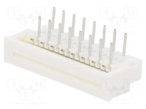Conector: FFC/FPC, angulares 90, PIN: 16, THT, Ea.
