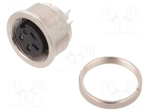 Conector: M16, Tomada, 581,680,682, Fêmea, Pin: 4, Não Blindados