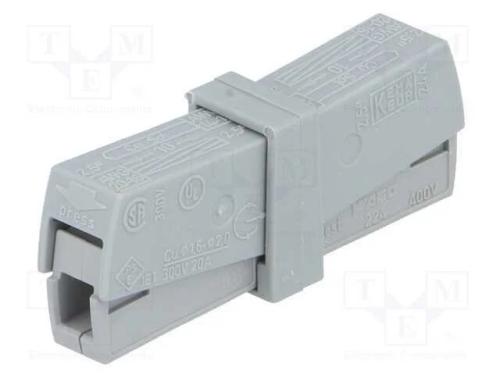 Conector rápido, aperto de molas, 0,5÷2,5mm2, 400.