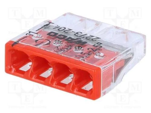 Conector rápido, 2273, aperto de molas, 0,5÷2,5mm.