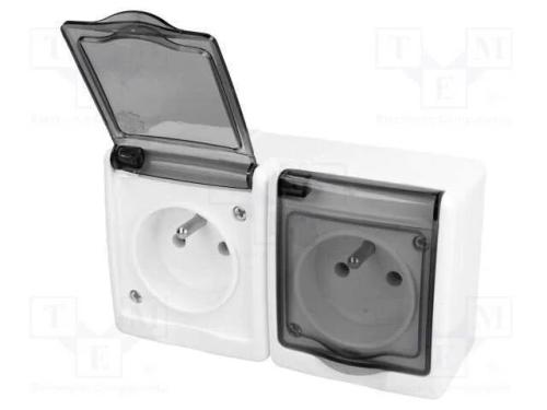 Conector: de alimentação, tomada, 2P+PE, 250VAC, .