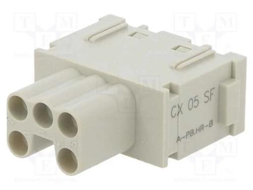 Connector: HDC, module, male, MIXO, PIN: 5