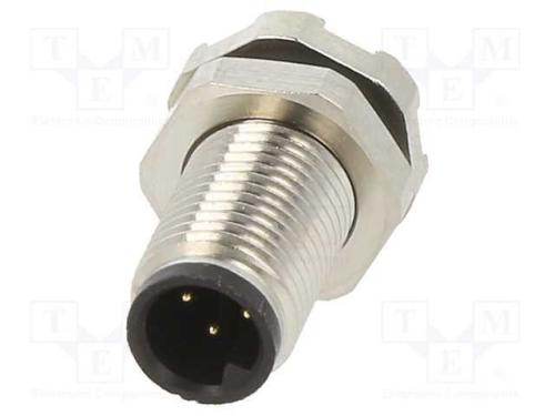 Conector: M5, Tomada, 707, Macho, Pin: 4, Não Blindados, Dourado, 1a