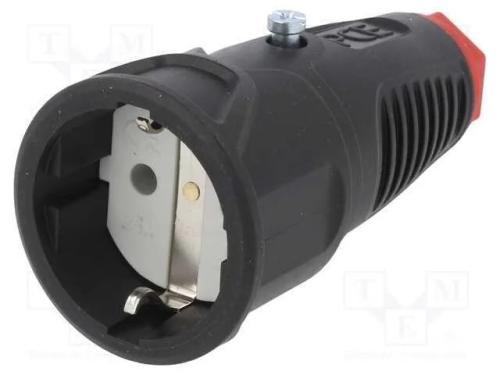 Conector: de Alimentação, Fêmea, Tomada, 2p+Pe, 2.