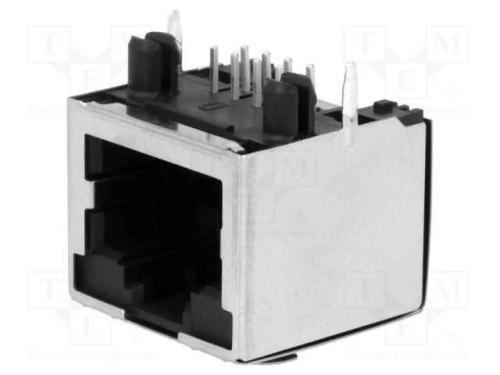 Tomada, RJ45, Cat: 5, blindadas, Sistema: 8p8c, T.
