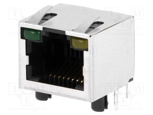 Tomada, RJ45, Cat: 5, blindadas,com díodo LED, Si.