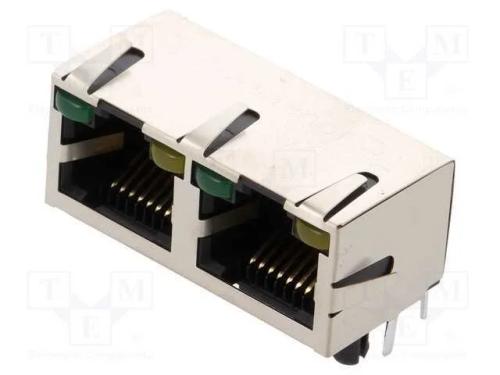 Tomada, RJ45, Cat: 5, blindadas,duplas,com díodo .